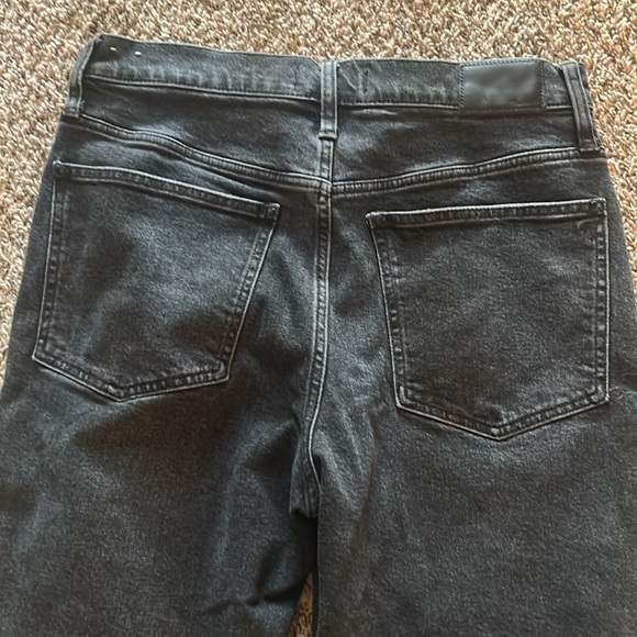 Madewell Dark wash Perfect vintage denim black jeans size 30 ladies straight - Picture 10 of 12